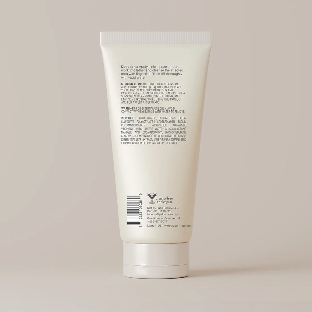 FACE REALITY L-MANDELIC FACE AND BODY WASH