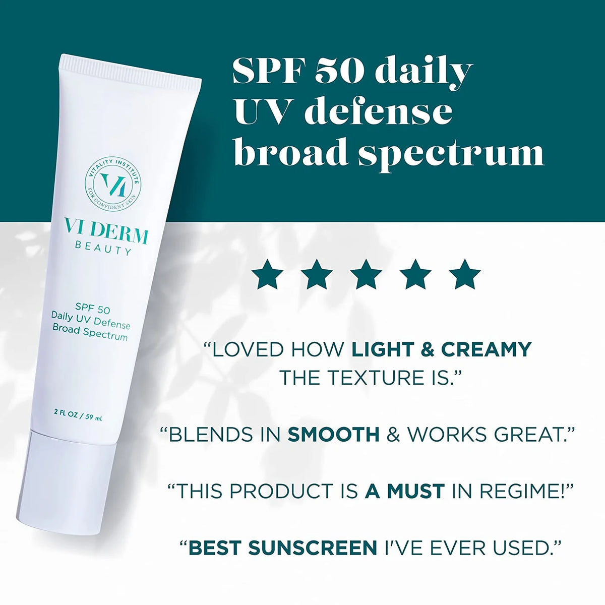 VI DERM SPF 50 SUNSCREEN