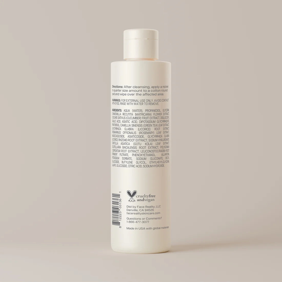 FACE REALITY SOOTHING RADIANCE TONER